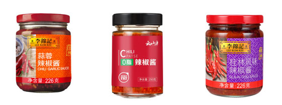 星火辣椒酱全自动食品包装生产线灌装样品展示