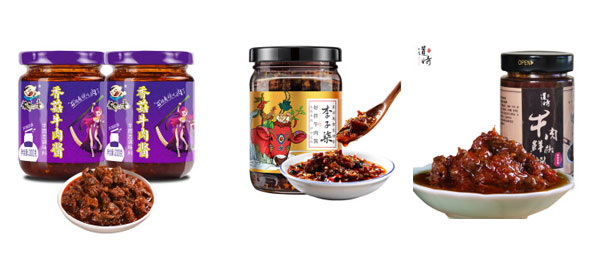 牛肉酱生产线,全自动牛肉酱生产线厂家灌装样品图展示